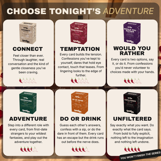 MOODIE SERIES - COUPLES INTIMACY CARDS