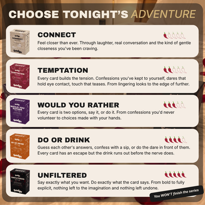 MOODIE SERIES - COUPLES INTIMACY CARDS