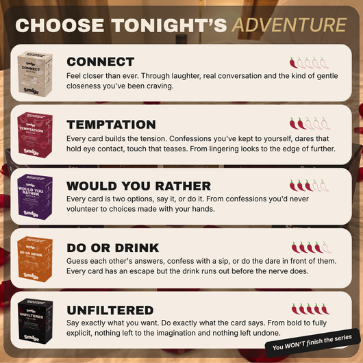 MOODIE SERIES - COUPLES INTIMACY CARDS